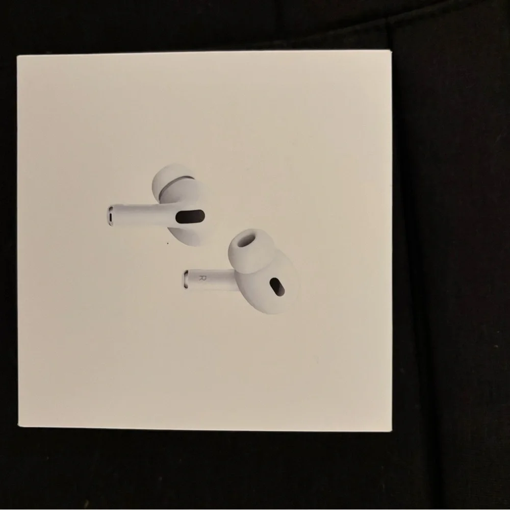 Apple AirPods Pro 2nd Generation with White Charging Case
